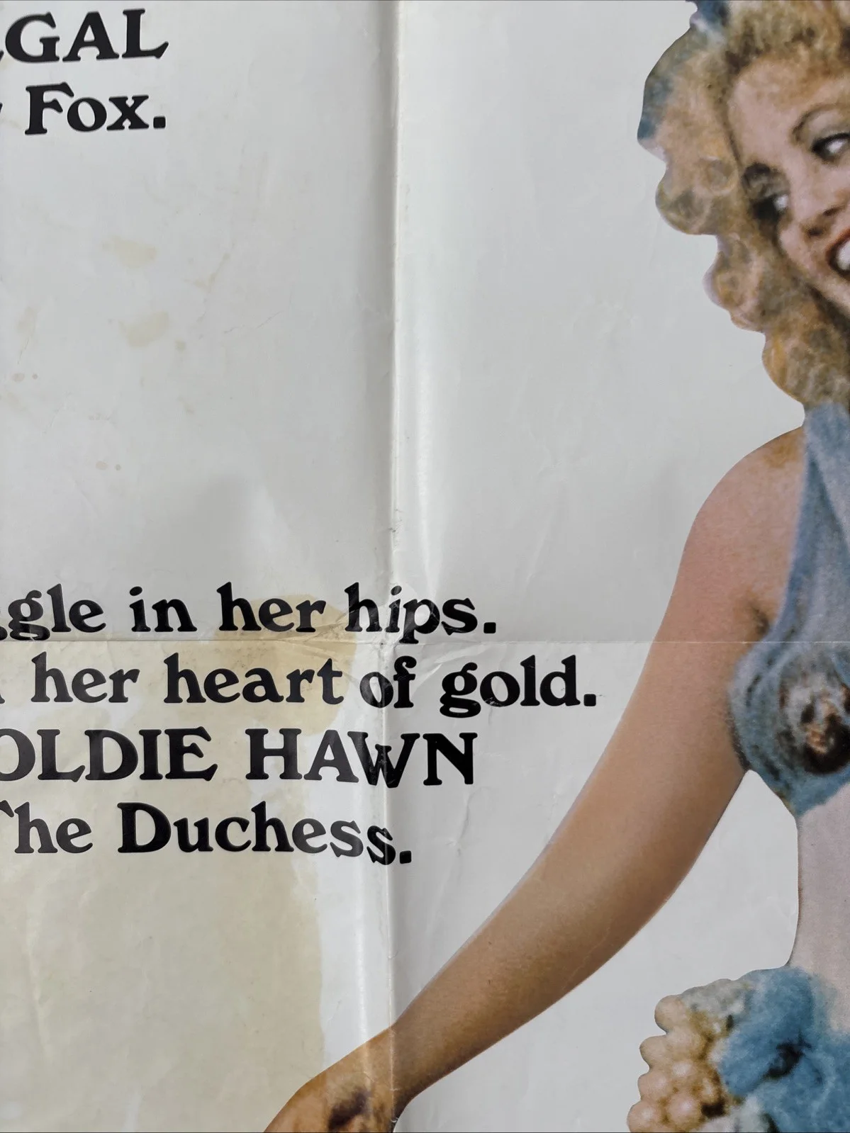 The Duchess And the Dirtwater Fox (1976) Original US One Sheet Movie Poster, изображение 5