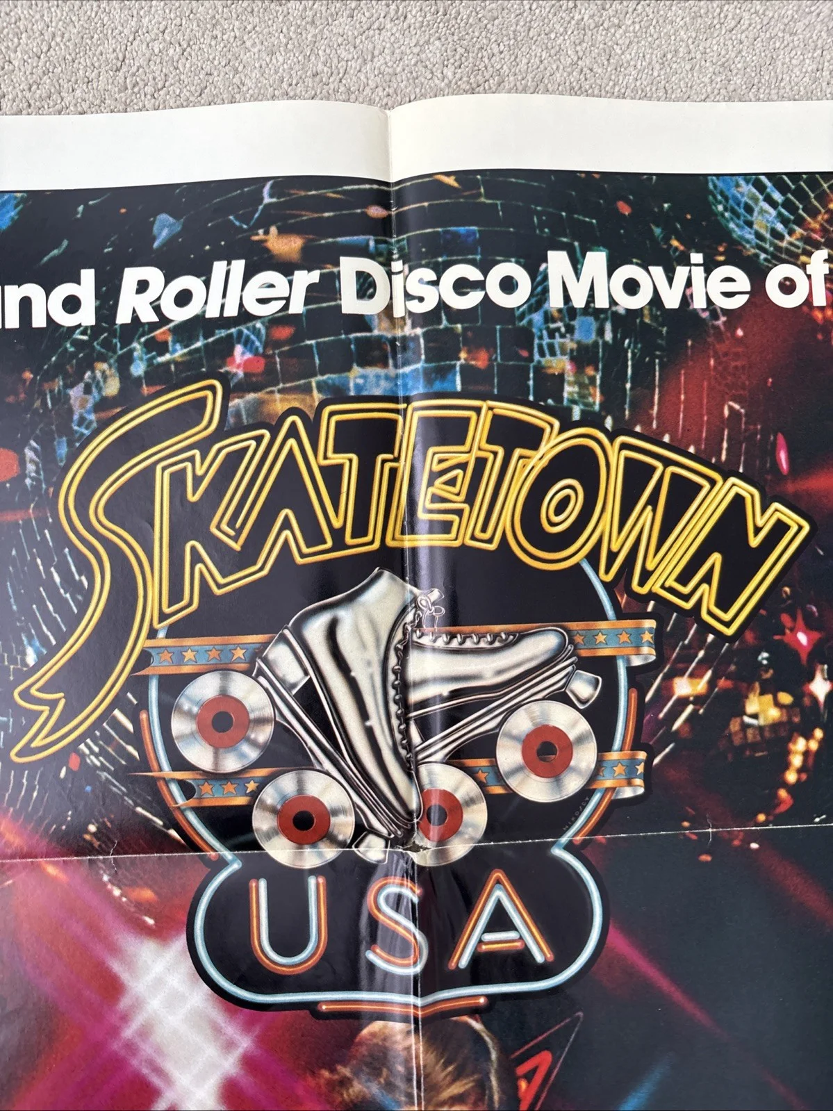Skatetown U.S.A. (1979) Original US One Sheet Movie Poster, изображение 3