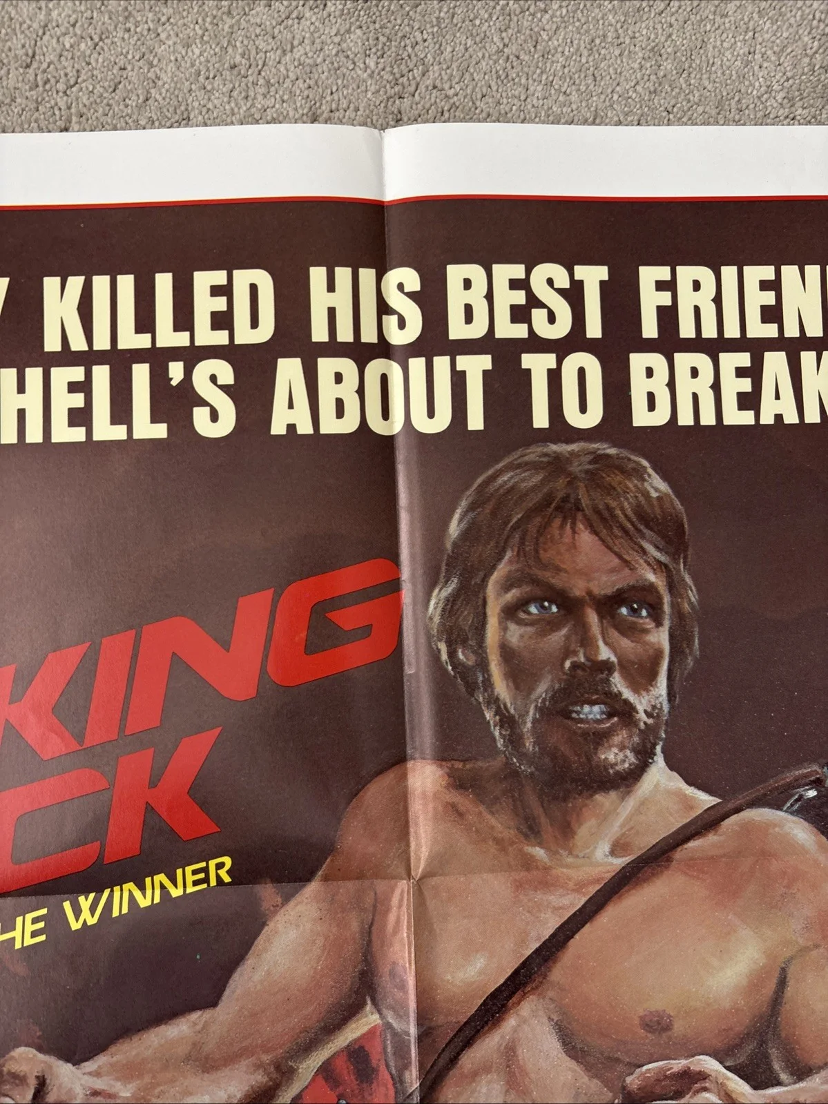 Striking Back (1981) Original US One Sheet Movie Poster, image 3