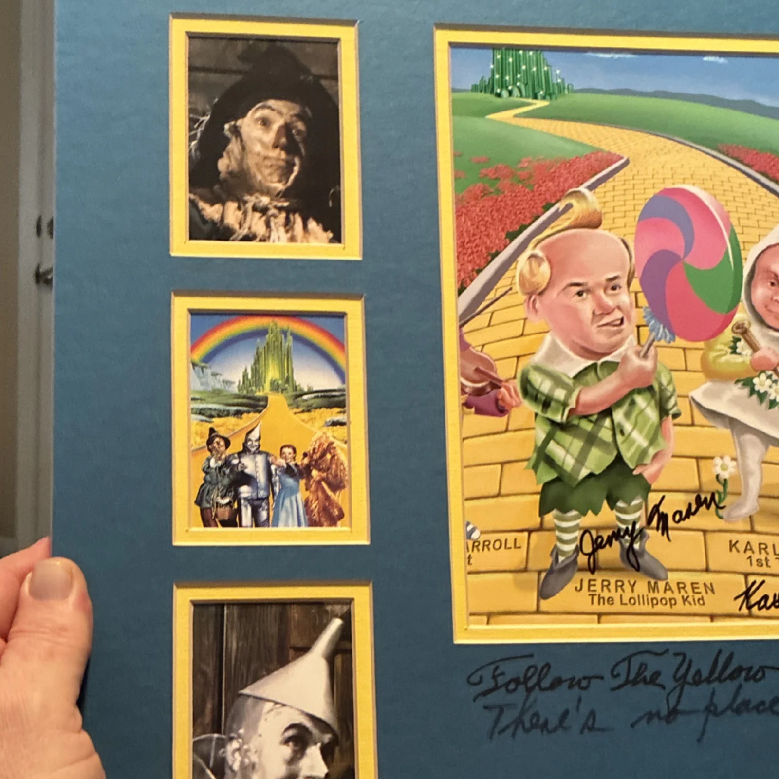 Jerry Maren, Karl Slover — The Wizard of Oz Original Autographed Memorabilia Jerry Maren Karl Slover