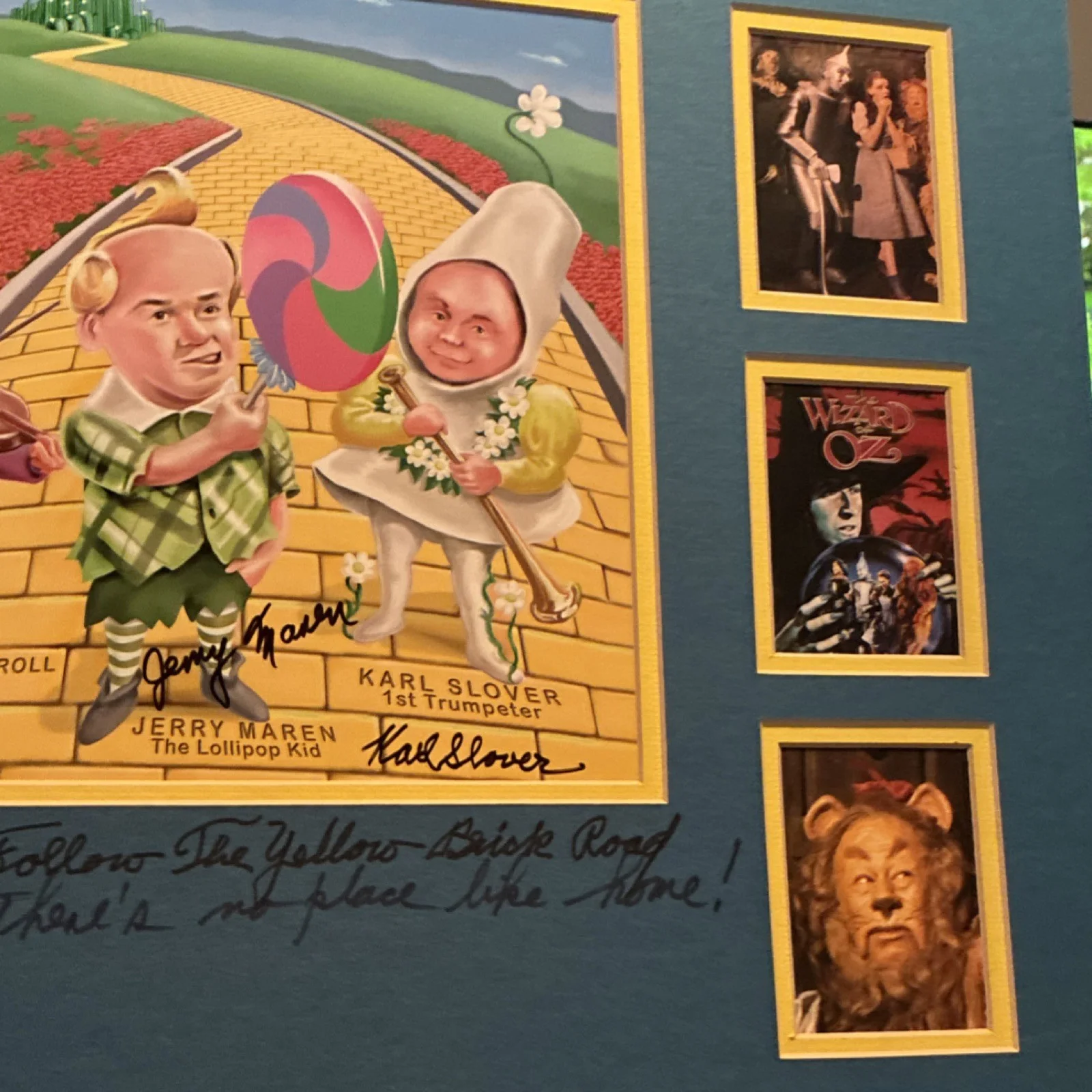 Jerry Maren, Karl Slover — The Wizard of Oz Original Autographed Memorabilia Jerry Maren Karl Slover, изображение 2