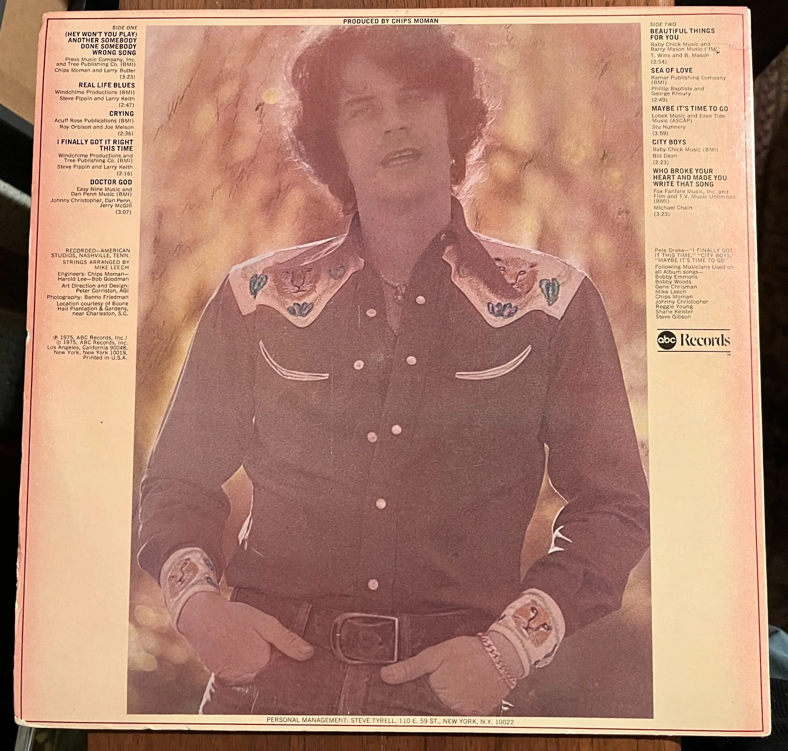 B.J. THOMAS Signed REUNION LP, image 3