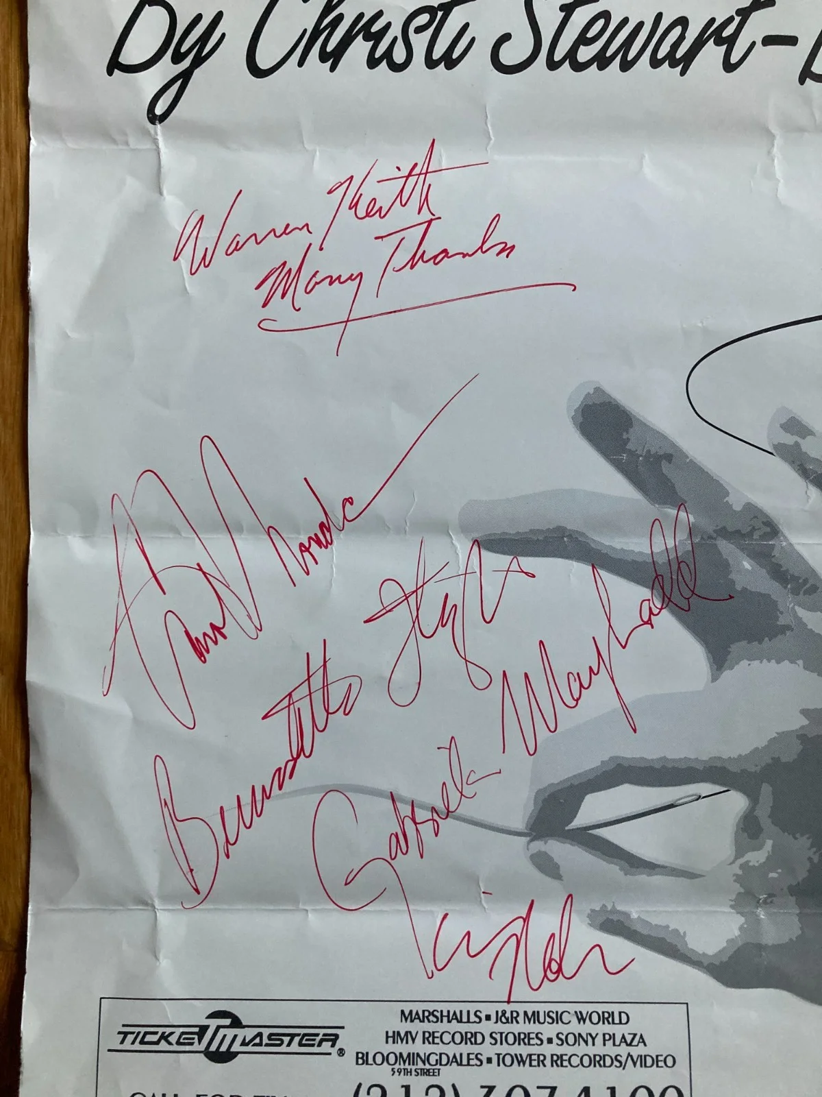 Bernadette Flagler, Warren Keith, Eric Nolan, Carol Monda — Bernadette Flagler Warren Keith Eric Nolan Signed Morticians in Love Poster, изображение 2