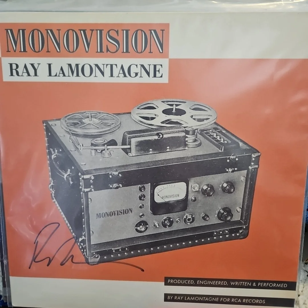 Ray LaMontage Signed Monovision Album Vinyl Jacket. Just The Jacket No Vinyl, image 3