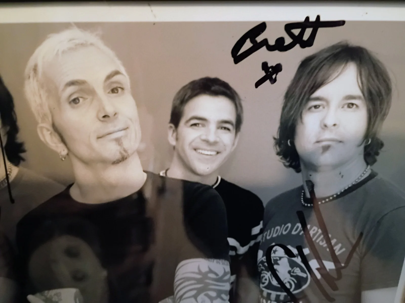 everclear Band Signed Photo.. Good Condition.Glossy Rock Music Punk Autograph, изображение 3