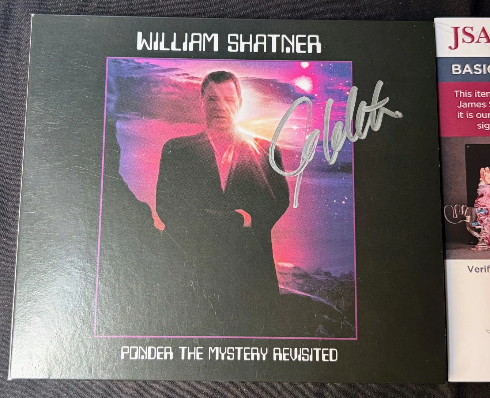 William Shatner Ponder The Mystery Revisited Signed CD - JSA AUTHENTICATED, image 2