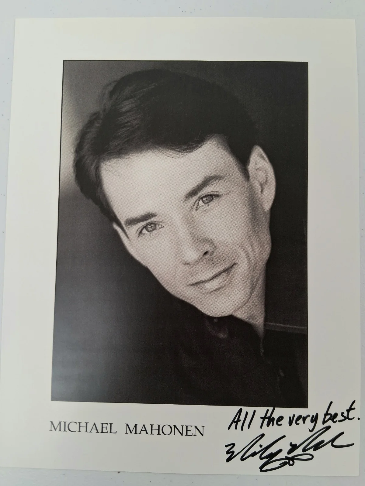 Michael Mahonen — Michael Mahonen Road To Avonlea. Gus Pike. Signed Photo. Sandstorm. Original., image 2