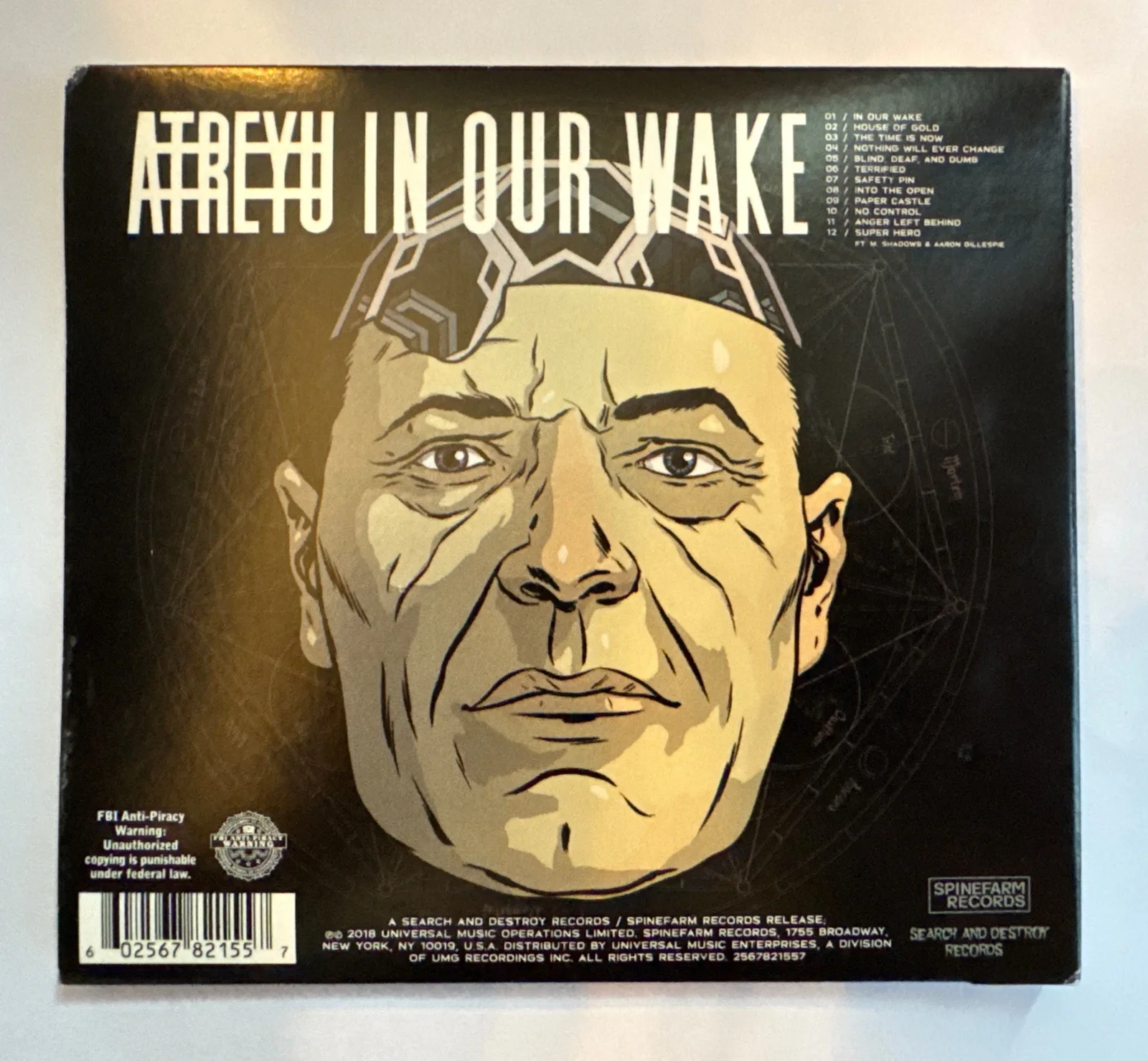 SIGNED Atreyu In Our Wake CD Book With Alex, Dan, Travis, Brandon, Porter, изображение 3