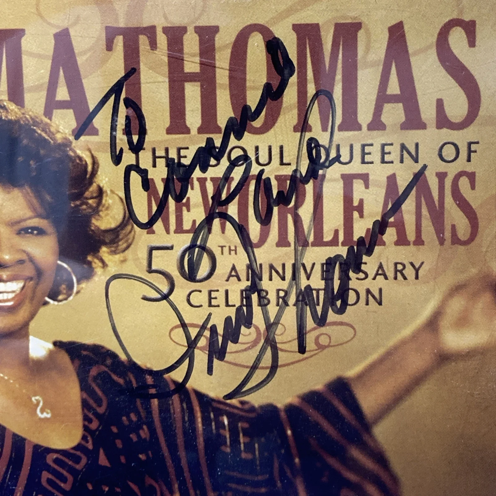Irma Thomas Signed CD Soul Queen Of New Orleans, image 2