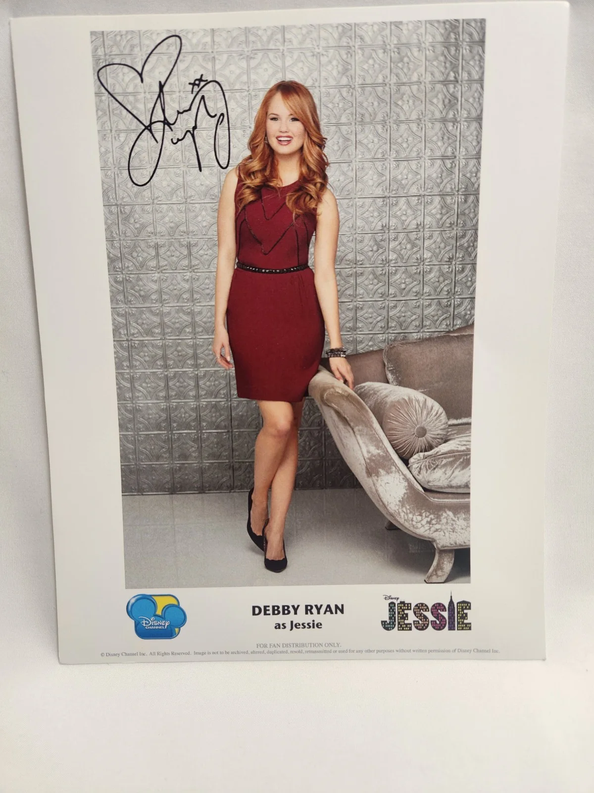 Debby Ryan as Jessie Prescott 10 x 8 Photo with reproduction signature Mint!!, изображение 4