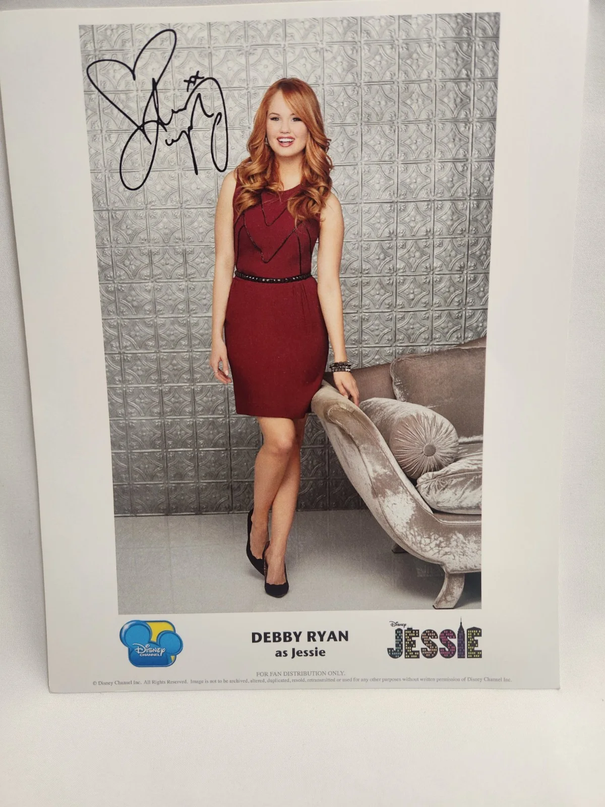 Debby Ryan as Jessie Prescott 10 x 8 Photo with reproduction signature Mint!!, изображение 5