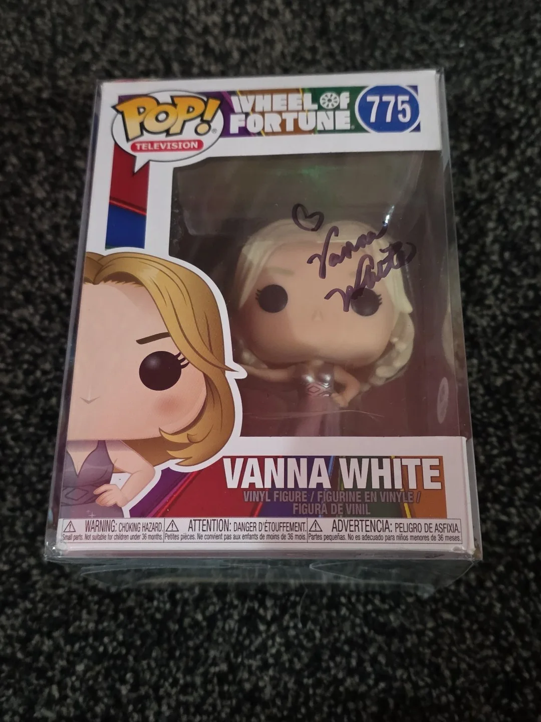 A Star — Vanna White Wheel of Fortune Funko Pop Hand Signed Autographed PSA/DNA COA