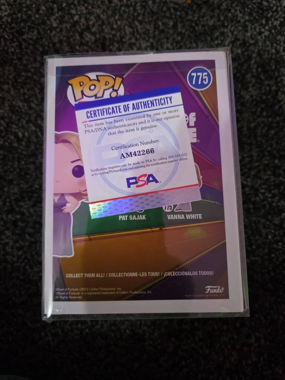 A Star — Vanna White Wheel of Fortune Funko Pop Hand Signed Autographed PSA/DNA COA, изображение 5