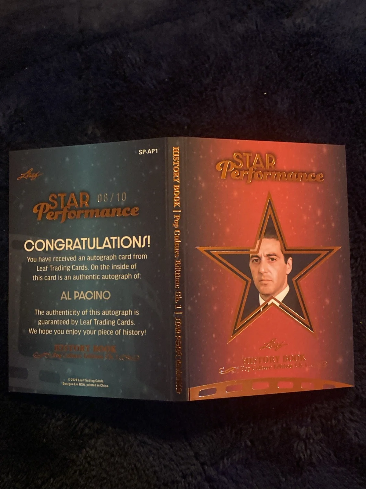 Al Pacino Auto The Godfather 8/10 Rare🔥🔥, image 4