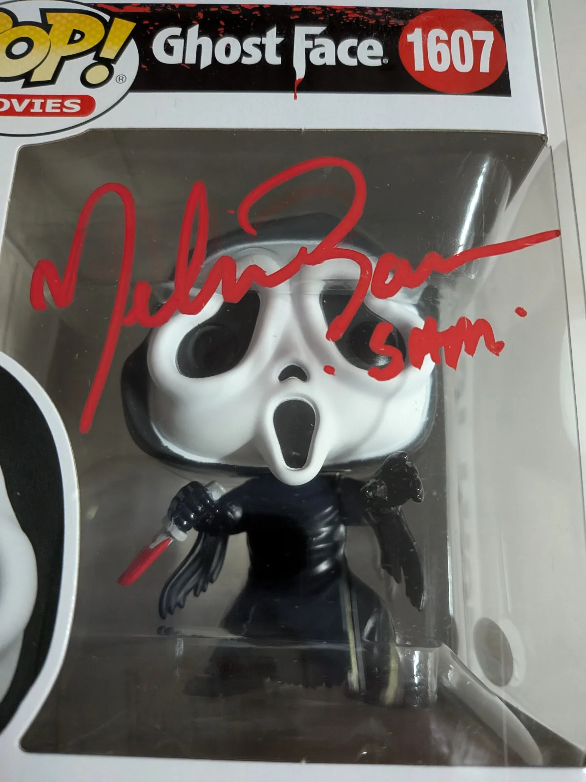 MELISSA BARRERA Signed Scream FUNKO POP Figure Ghostface Sam Autograph JSA COA, image 2