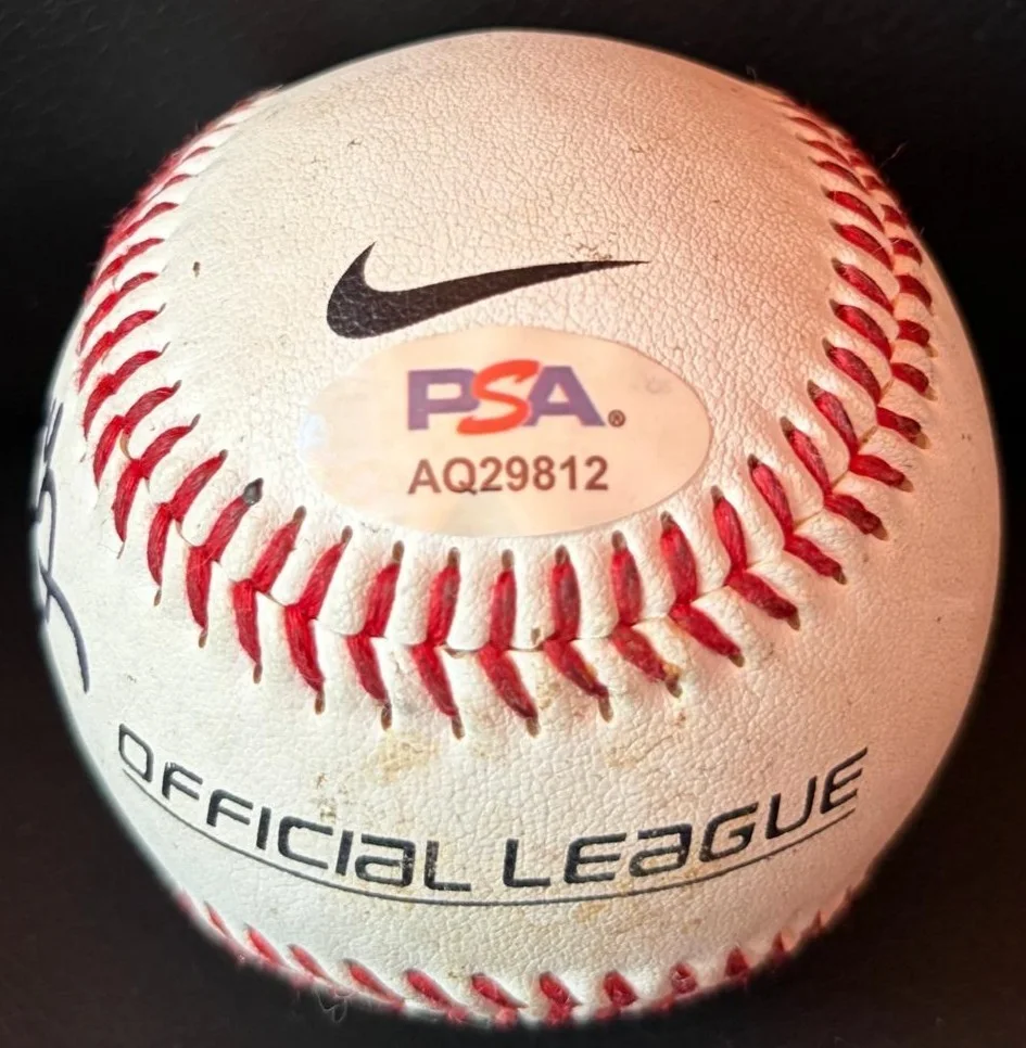 Anthony Kiedis — ANTHONY KIEDIS SIGNED AUTOGRAPH NIKE OFFICIAL BASEBALL RED HOT CHILI PEPPERS PSA, изображение 2