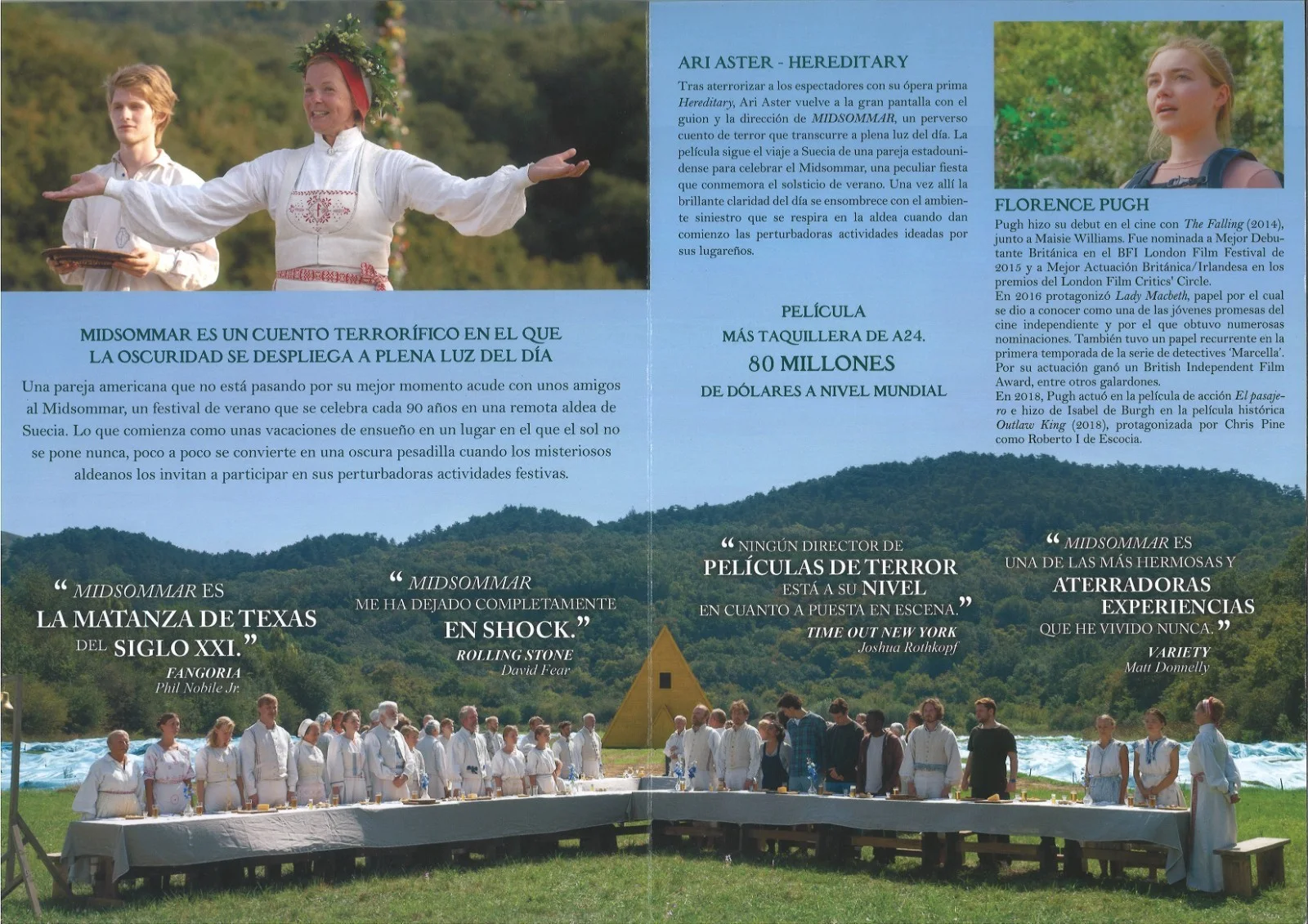 MIDSOMMAR (1) / ORIGINAL SPANISH PRESS SHEET, image 2