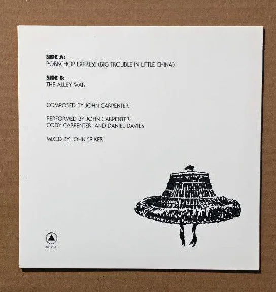 NEW 7" NM "Big Trouble in Little China" Carpenter 45 Vinyl Sacred Bones 2019, изображение 4