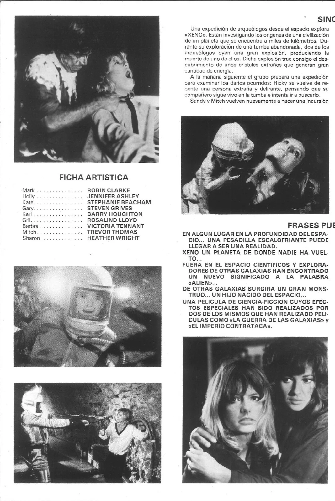 INSEMINOID (1) / ORIGINAL SPANISH PRESS SHEET, image 2
