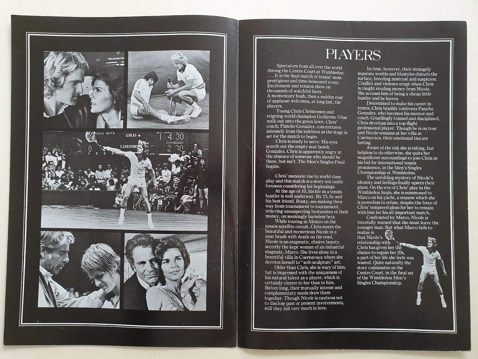 PLAYERS - VINTAGE SYNOPSIS BOOKLET - DEAN PAUL MARTIN, ALI MCGRAW, image 2
