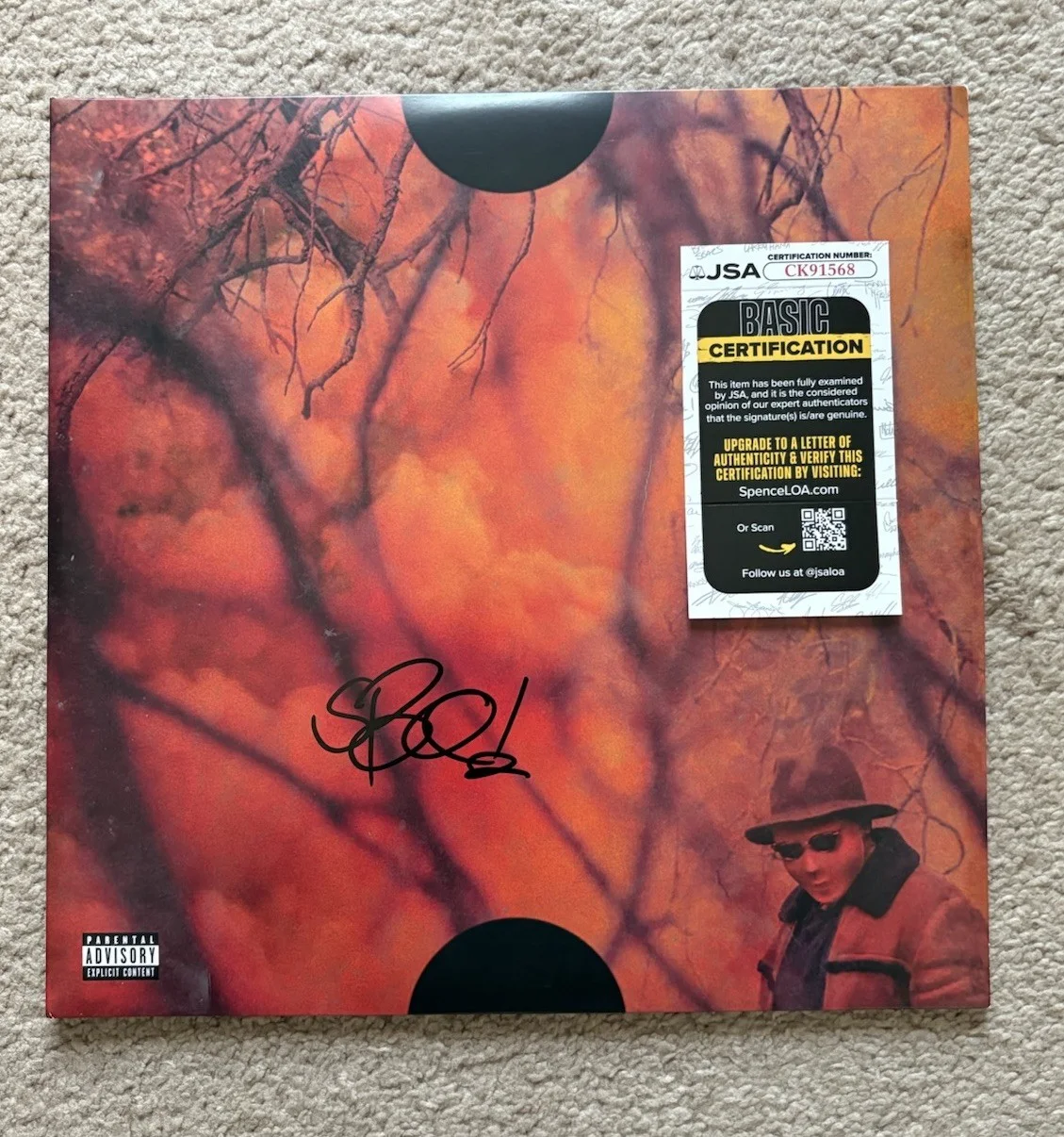 ScHoolboy Q Signed Autographed Blank Face LP Vinyl Album THat Part JSA COA!, изображение 2