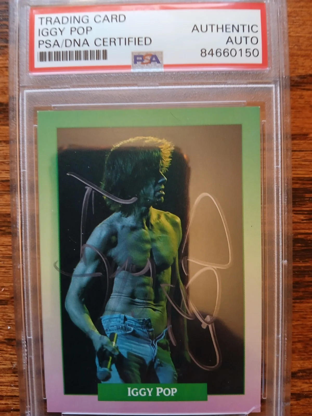 Iggy Pop Sign Autograph PSA, image 2