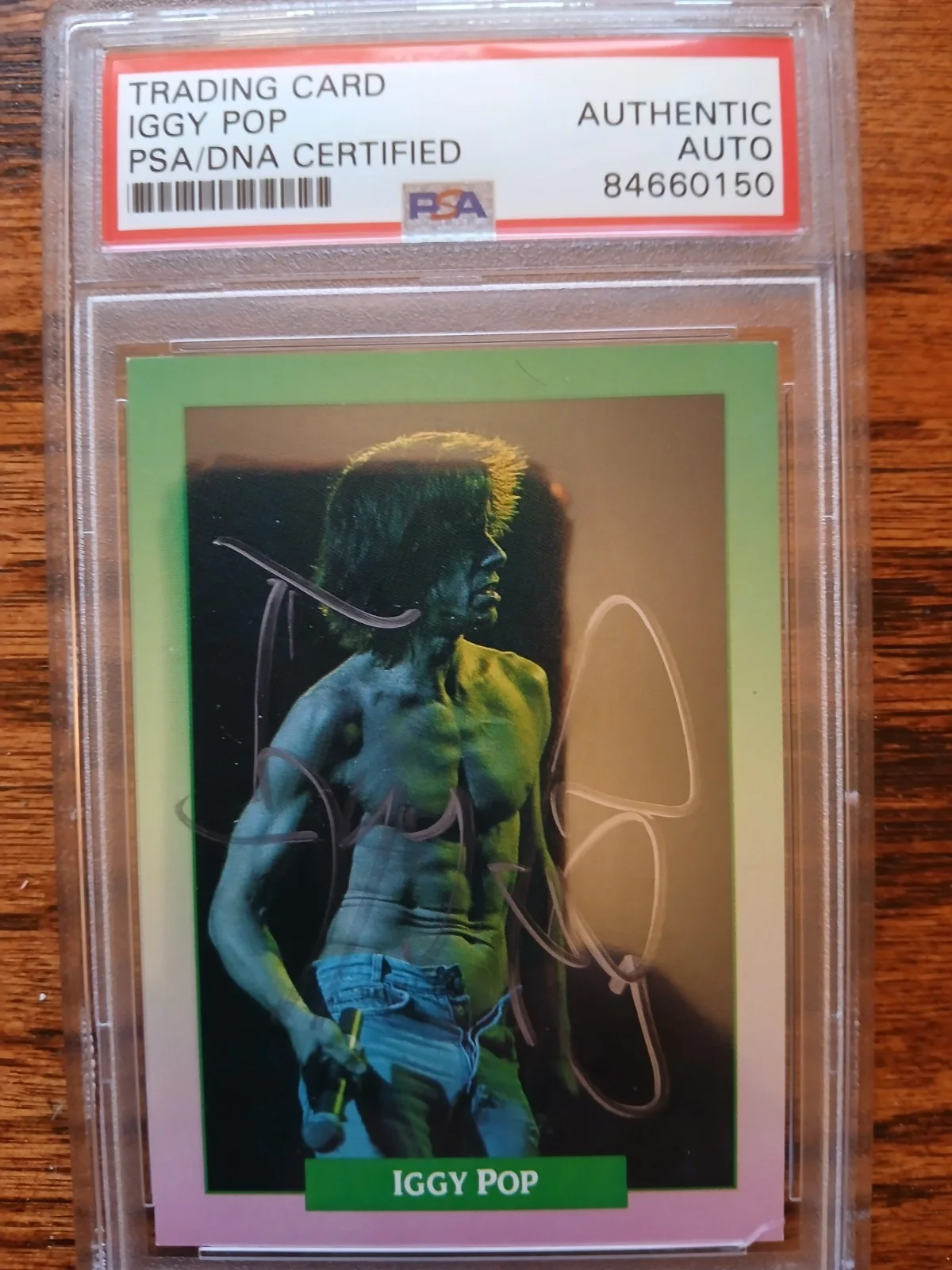 Iggy Pop Sign Autograph PSA, image 3