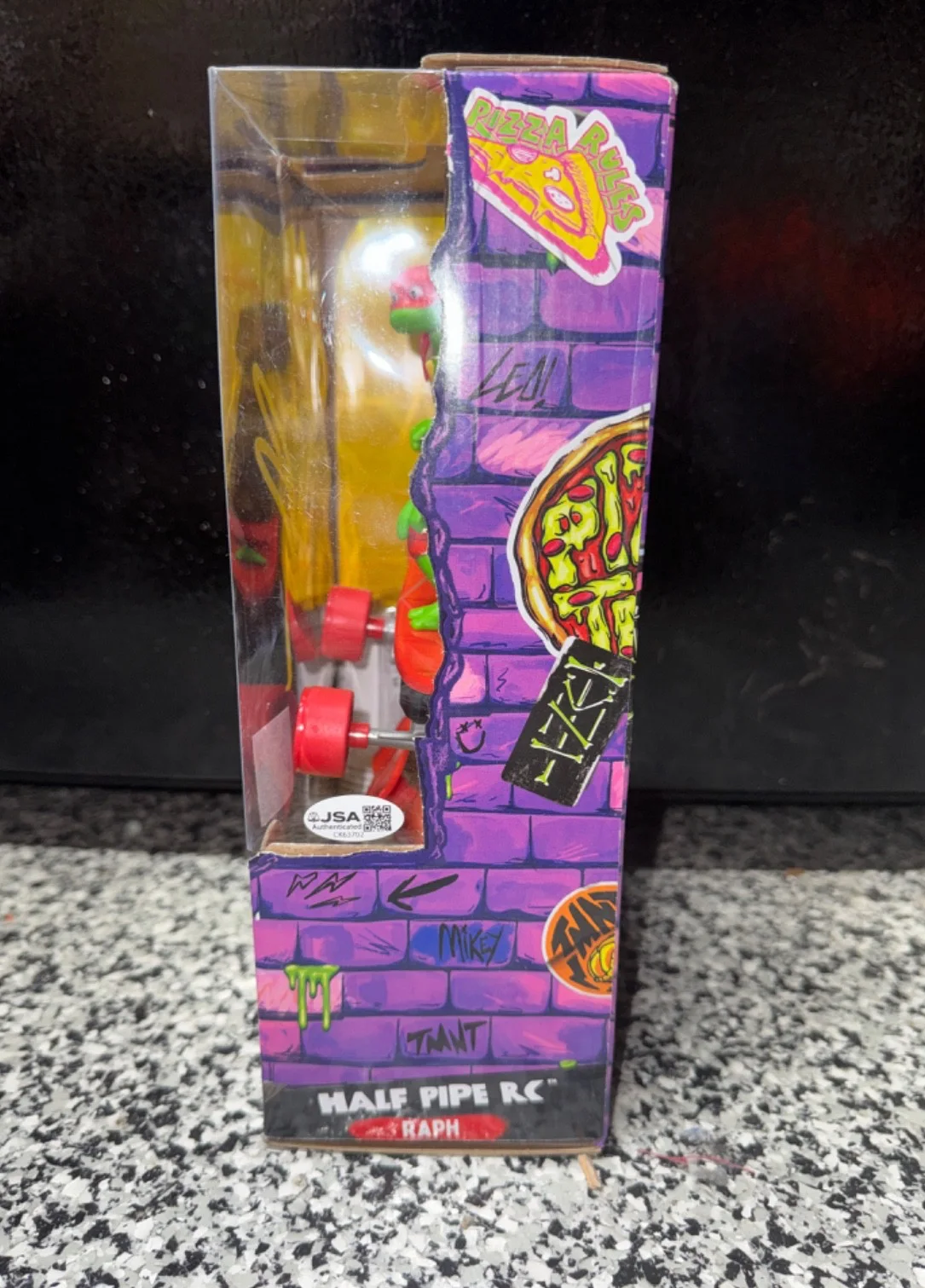 Vanilla Ice — VANILLA ICE signed autographed TMNT RAPH Toy w/ COA JSA CK63702, image 3