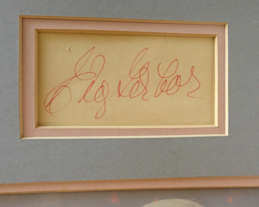 Eddie Albert, Eva Gabor — EDDIE ALBERT & EVA GABOR Signed Autograph Framed Photo GREEN ACRES w/Certificate, image 4