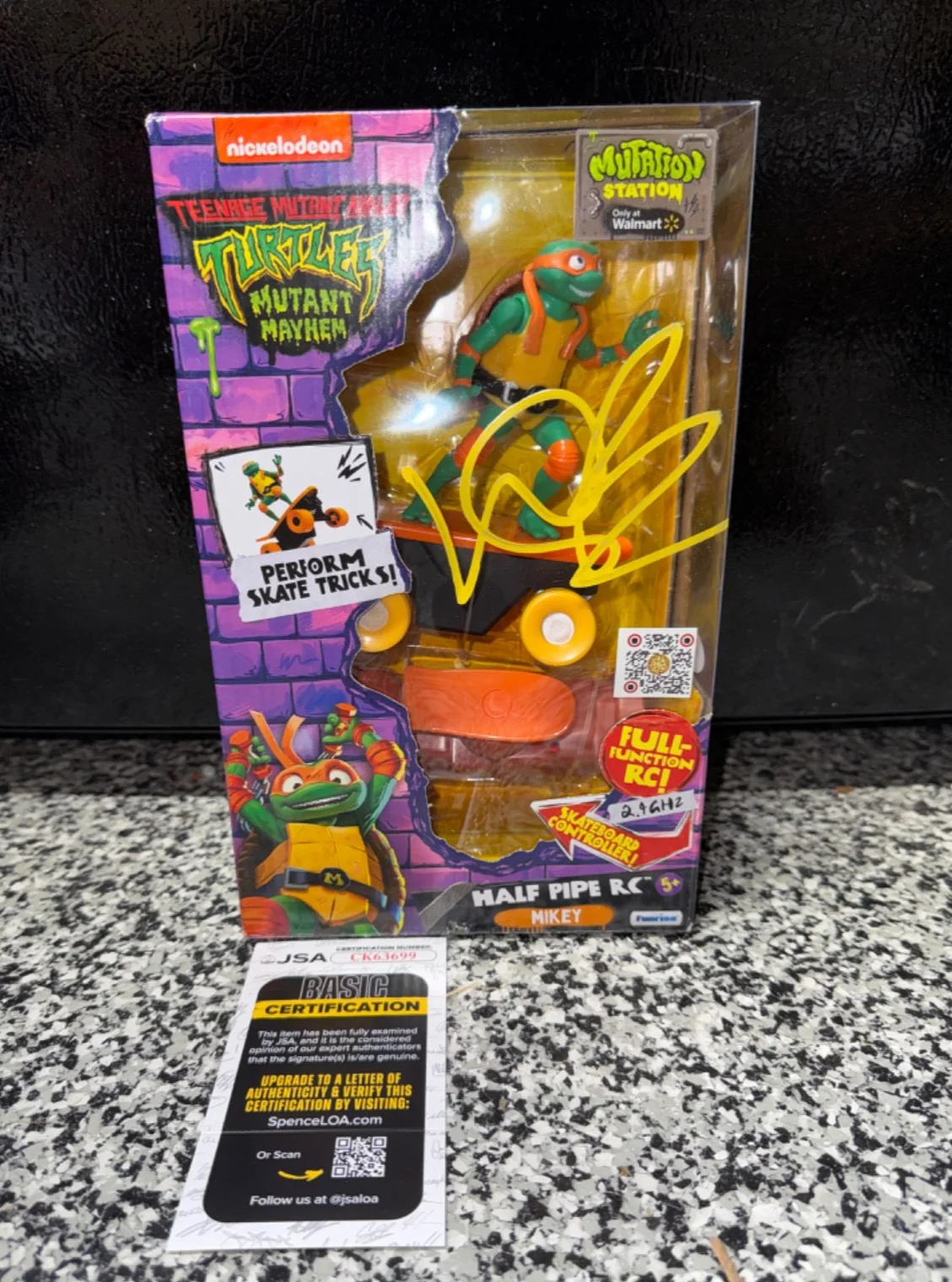 Vanilla Ice — VANILLA ICE signed autographed TMNT MICKEY Toy w/ COA JSA CK63699