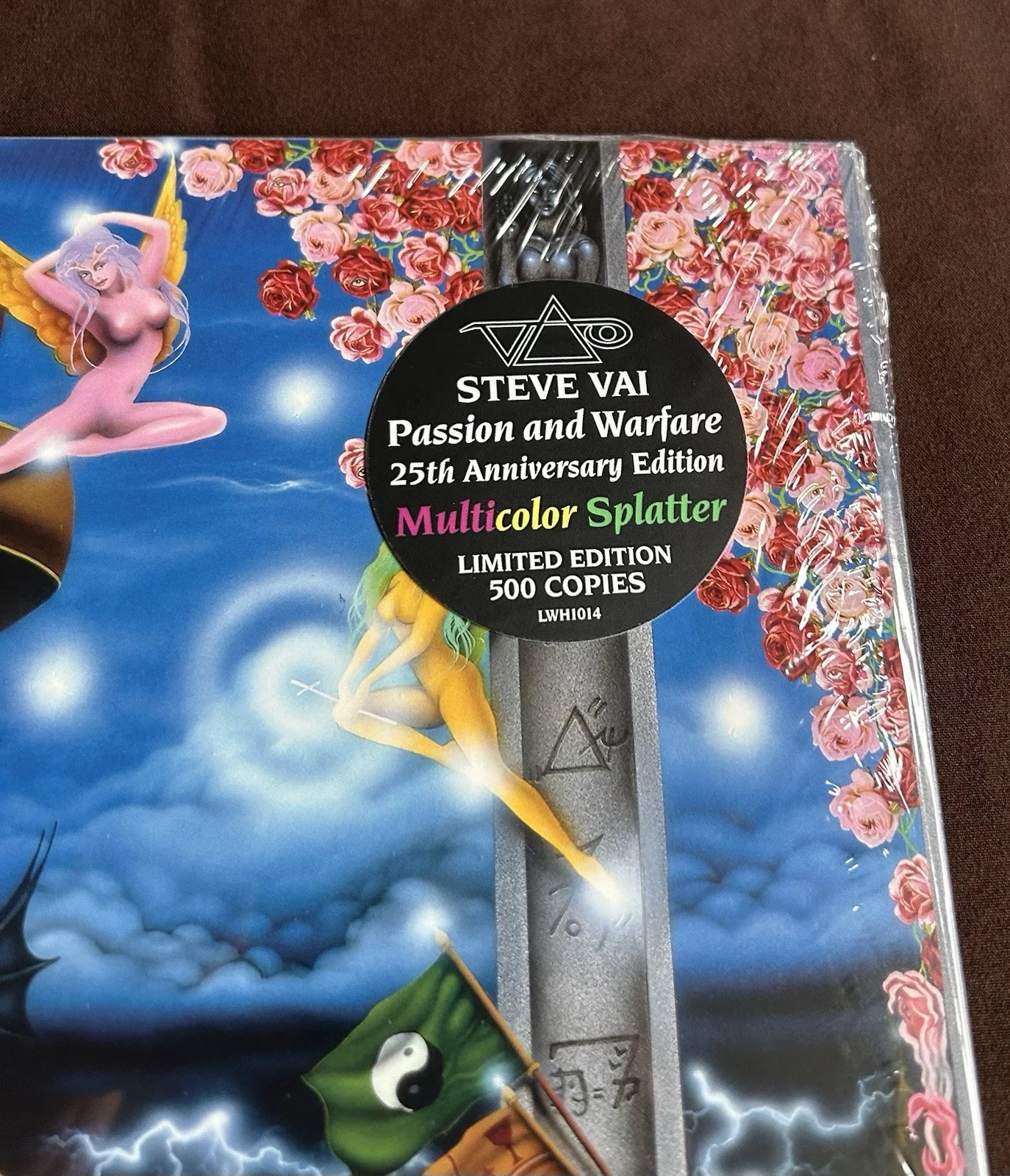 Steve Vai Passion and Warfare 25th Anniversary Splatter Signed 2xLP Vinyl Sealed, image 3