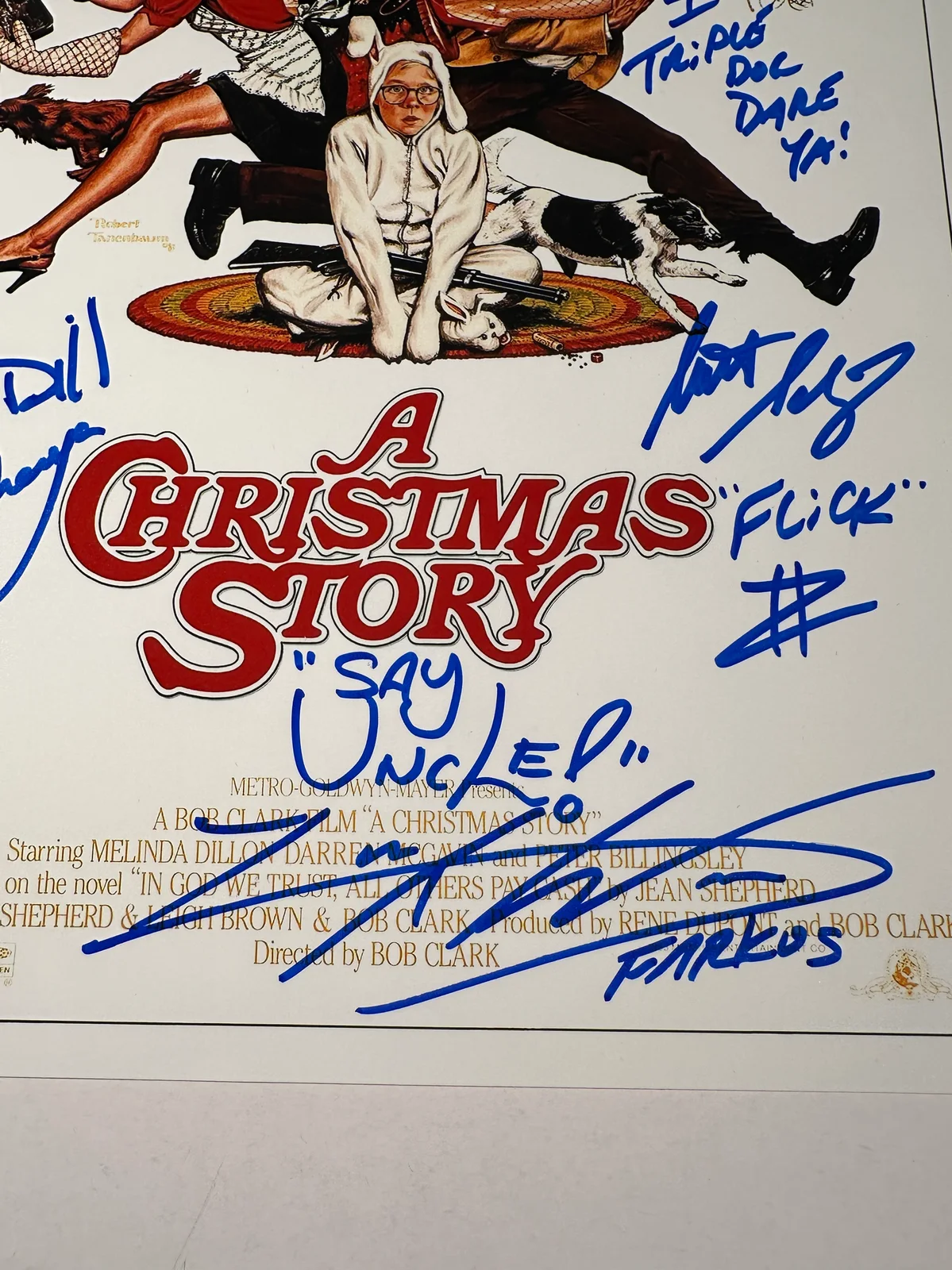 Scott Schwartz Zack Ward Yano Anaya Signed A Christmas Story 11x14 Photo (AI), изображение 5