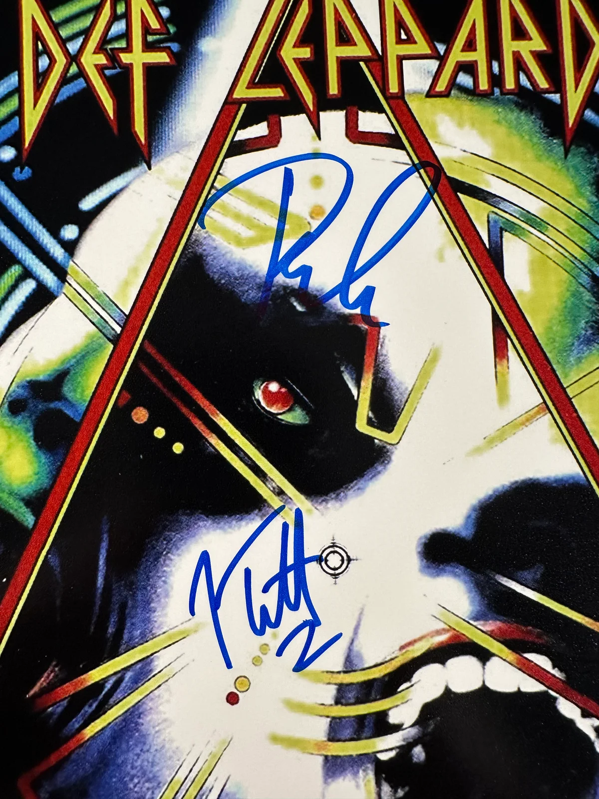 Def Leppard Hysteria 12x12 Photo Signed Joe Elliott Phil Collen (JSA), изображение 2