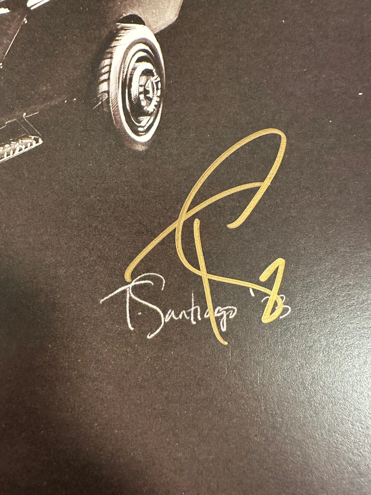 Batman 13x19 Lithograph Signed By Tony Santiago (PA), изображение 2
