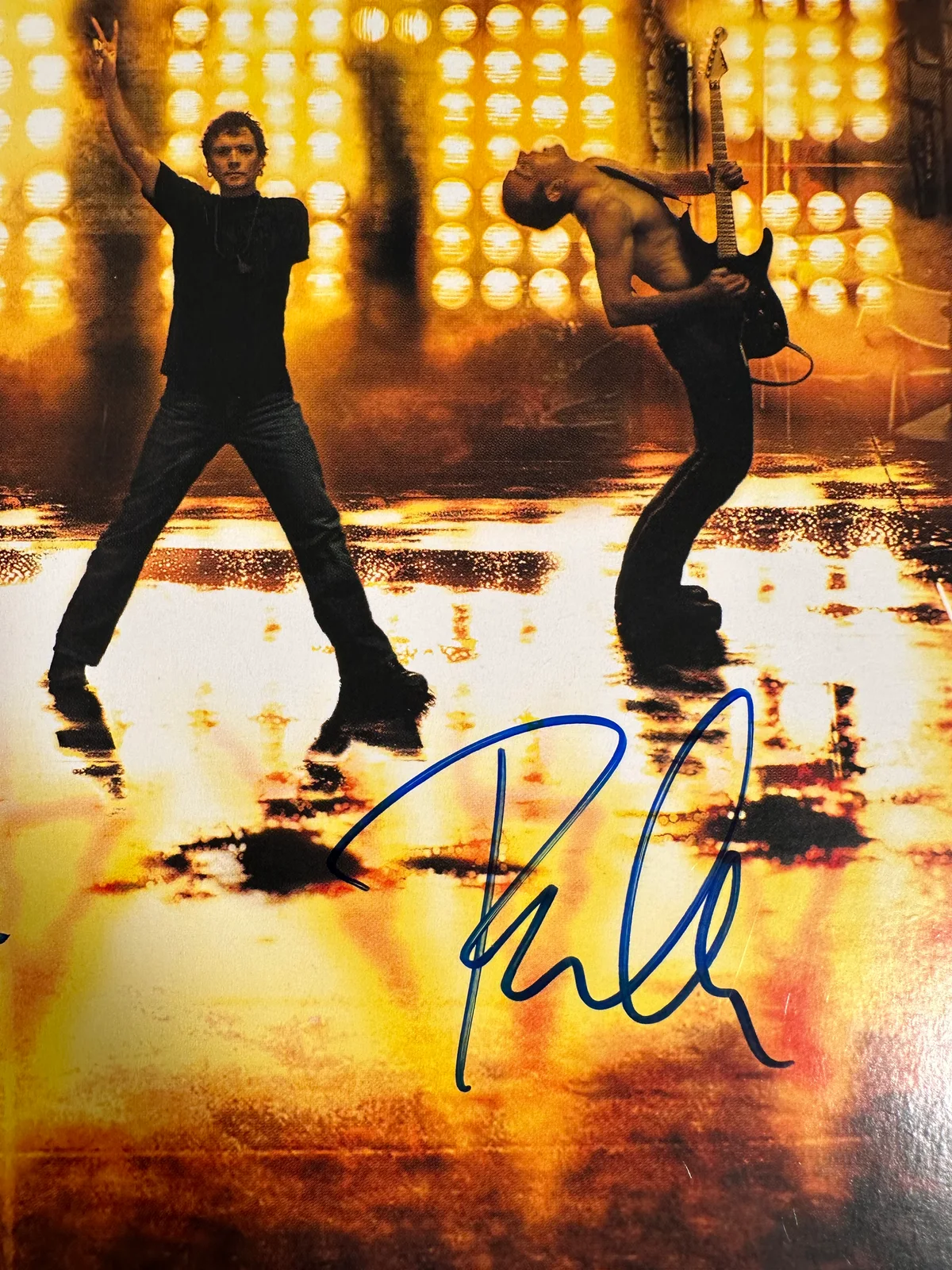 Joe Elliott Phil Collen Signed Def Leppard Yeah Album Cover (JSA), image 3