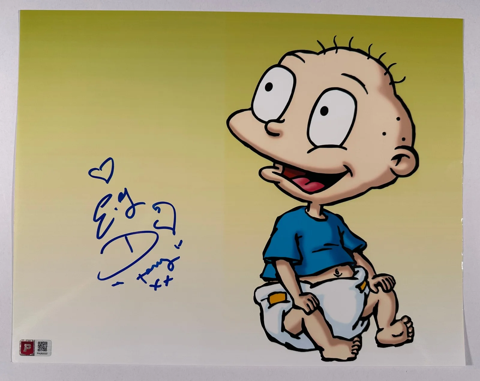 E.G. Daily — E.G. Daily Signed Tommy Pickles Rugrats 11x14 Photo (PA)