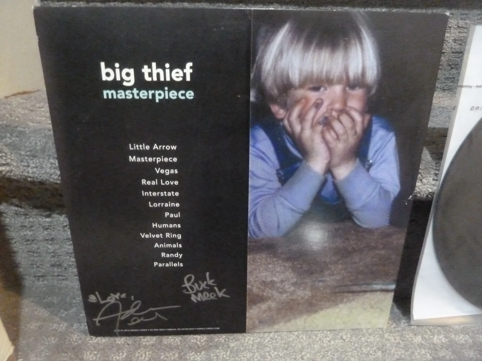 Big Thief Masterpiece LP vinyl record SIGNED AUTOGRAPHED Adrianne Lenker, image 4