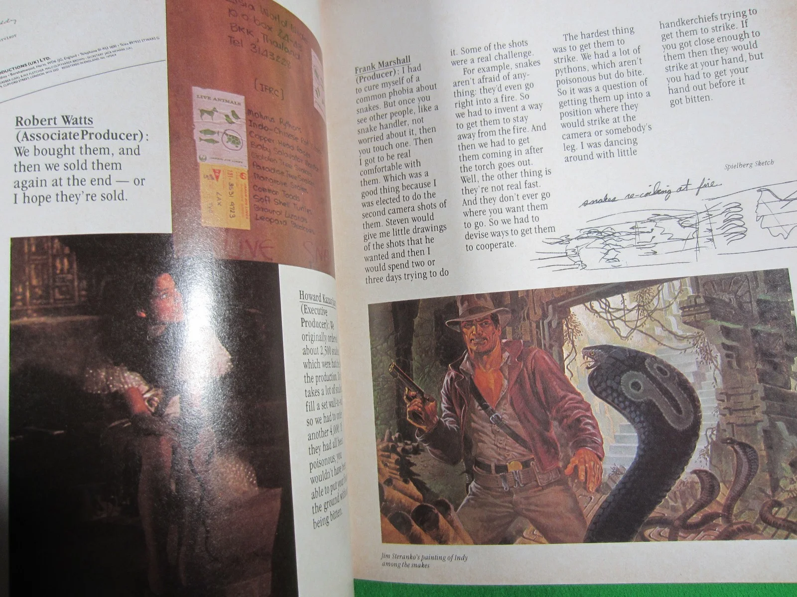 RAIDERS OF THE LOST ARK Collector's Album vintage 1981 film Movie Special, изображение 5