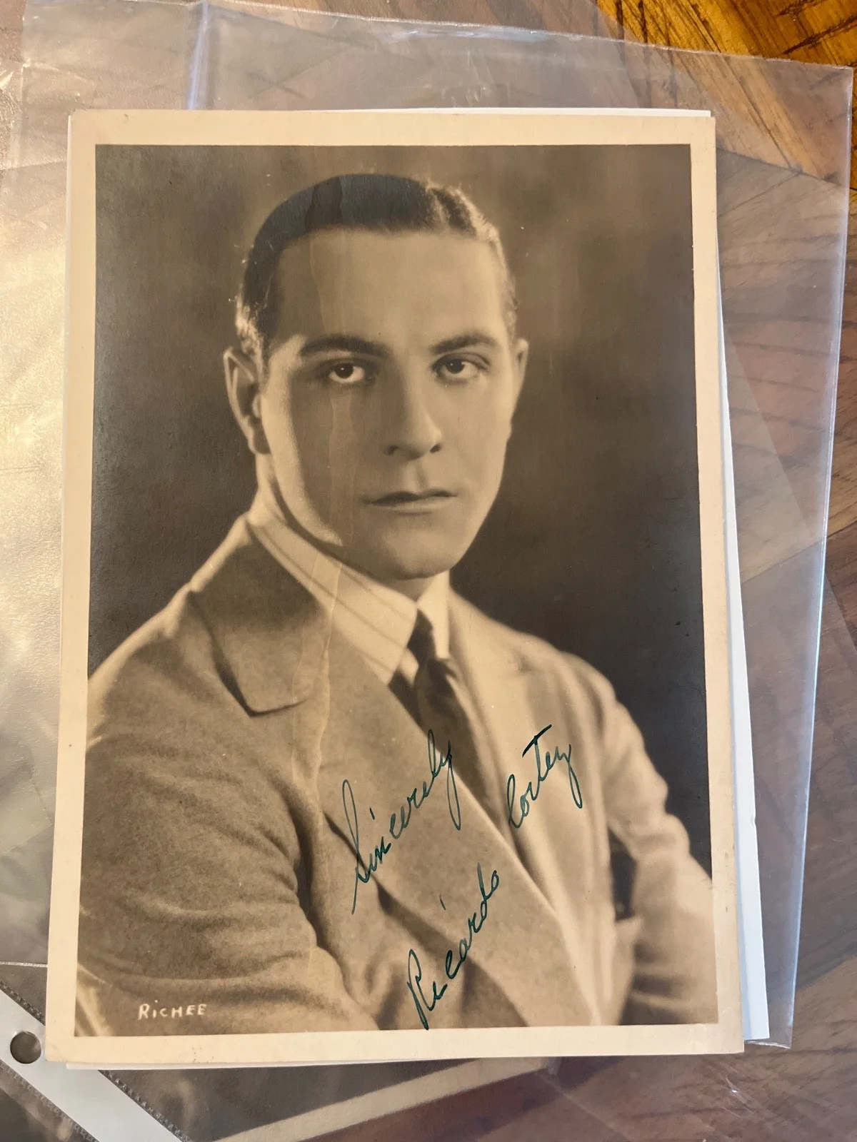 Ricardo Cortez — Ricardo Cortez (d. 1977) Signed Autographed Vintage 5x7 Photo READ