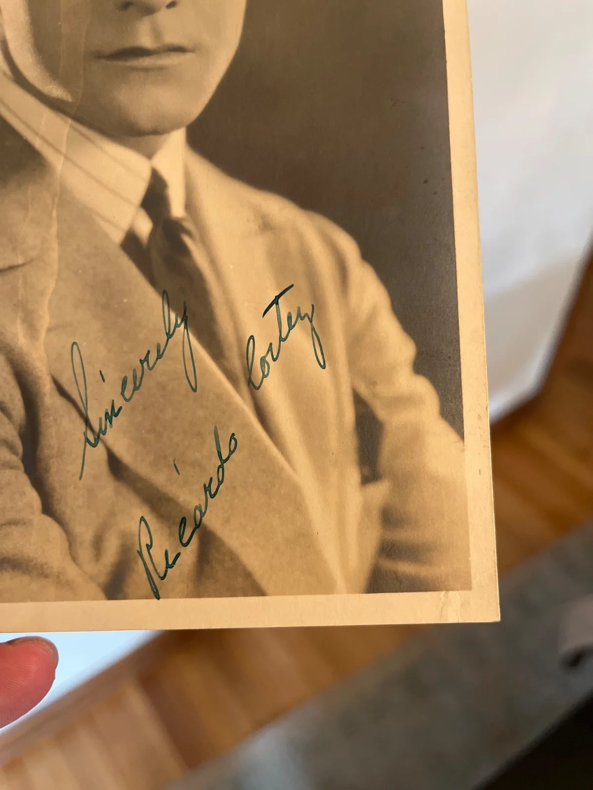 Ricardo Cortez — Ricardo Cortez (d. 1977) Signed Autographed Vintage 5x7 Photo READ, изображение 3