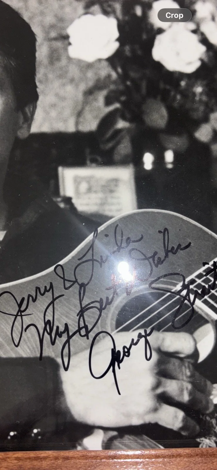George Strait Signed And Inscribed Pure Country Photo - 8x10 Pic In Wooden Frame, изображение 2