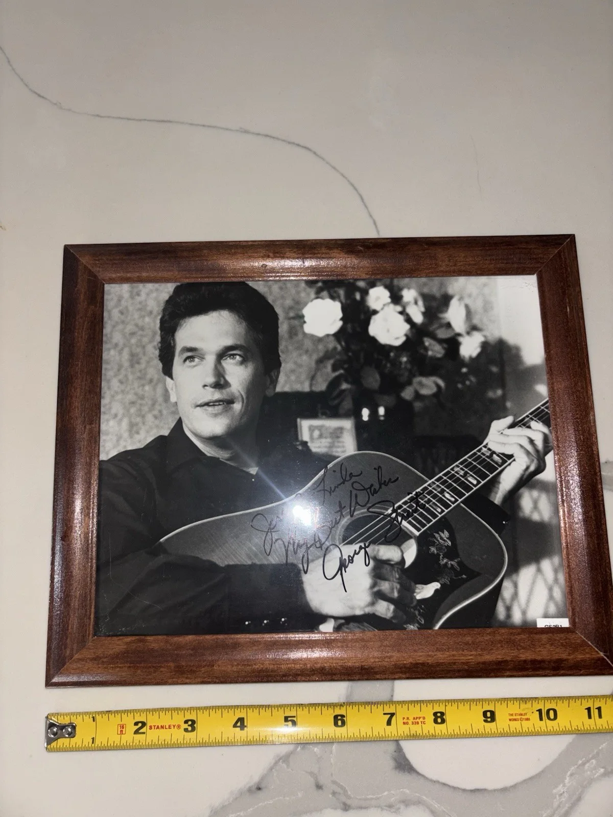 George Strait Signed And Inscribed Pure Country Photo - 8x10 Pic In Wooden Frame, изображение 3