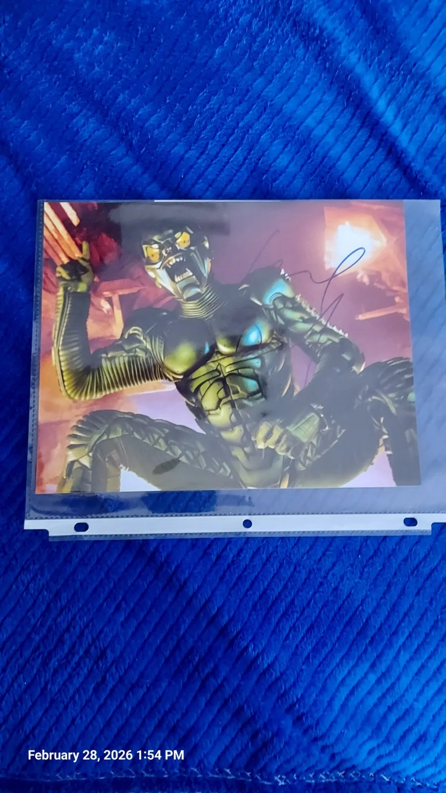 William Dafoe — Willem Dafoe Signed Autographed 8x10 Spider-Man Green Goblin Photo With COA
