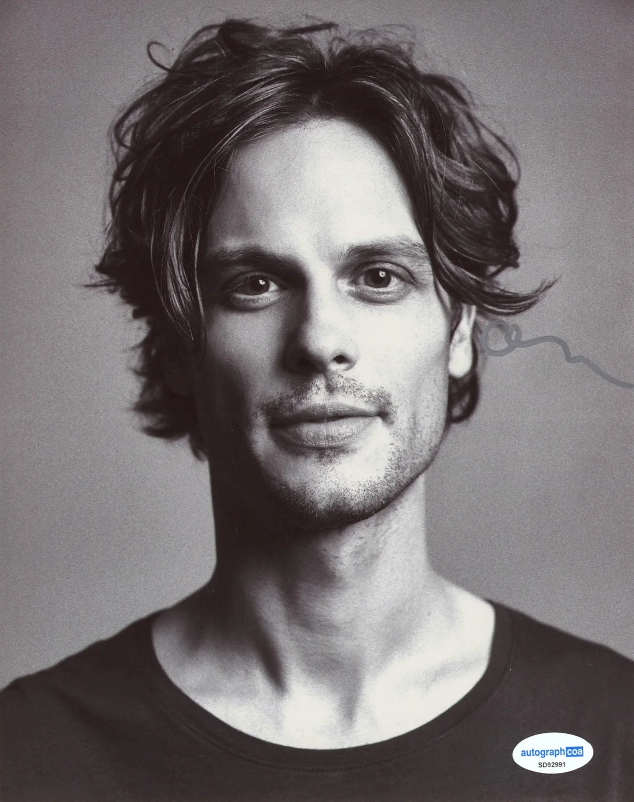 Matthew Gray Gubler — Matthew Gray Gubler signed 8x10 Photo EXACT PROOF c Hot SEXY Criminal Minds ACOA, изображение 4