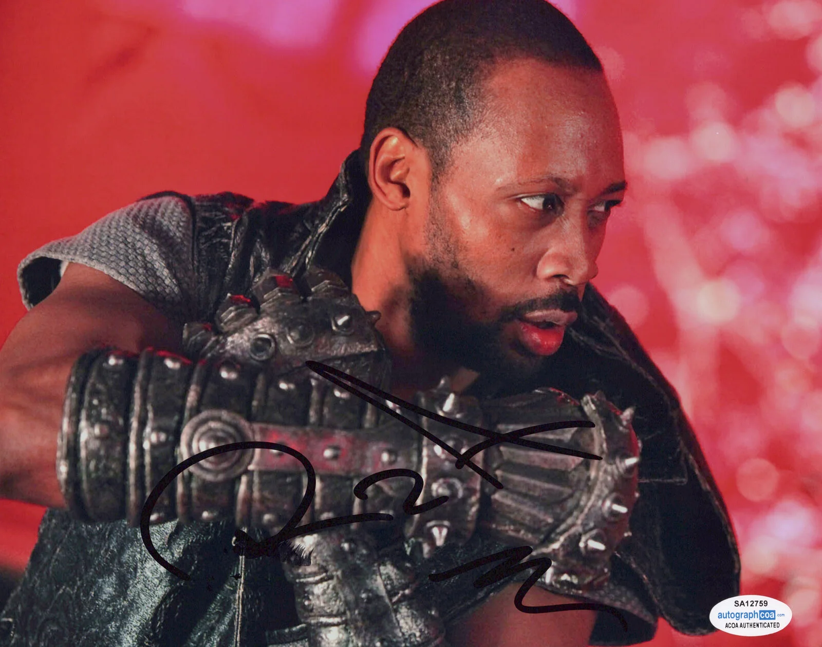 RZA — RZA signed "MAN WITH IRON FISTS" 8x10 Photo a Auto PROOF Wu Tang Clan ACOA COA, изображение 3
