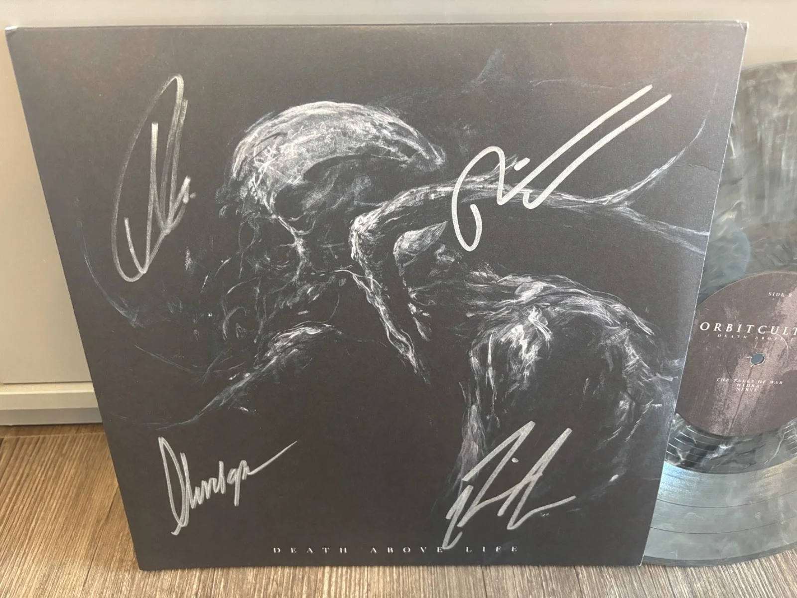ORBIT CULTURE SIGNED AUTOGRAPHED SMOKE LP VINYL /500 DEATH ABOVE LIFE RARE X4, изображение 2