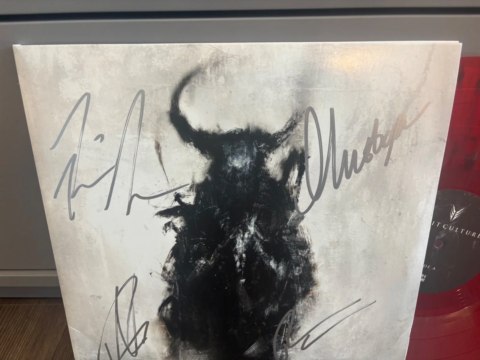 ORBIT CULTURE SIGNED AUTOGRAPHED RED SPLATTER NIJA LP VINYL PROOF X4 NIKLAS, image 2