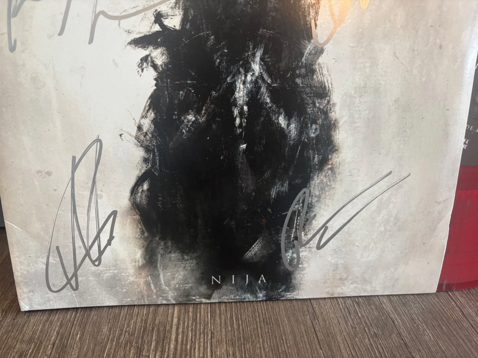 ORBIT CULTURE SIGNED AUTOGRAPHED RED SPLATTER NIJA LP VINYL PROOF X4 NIKLAS, image 3