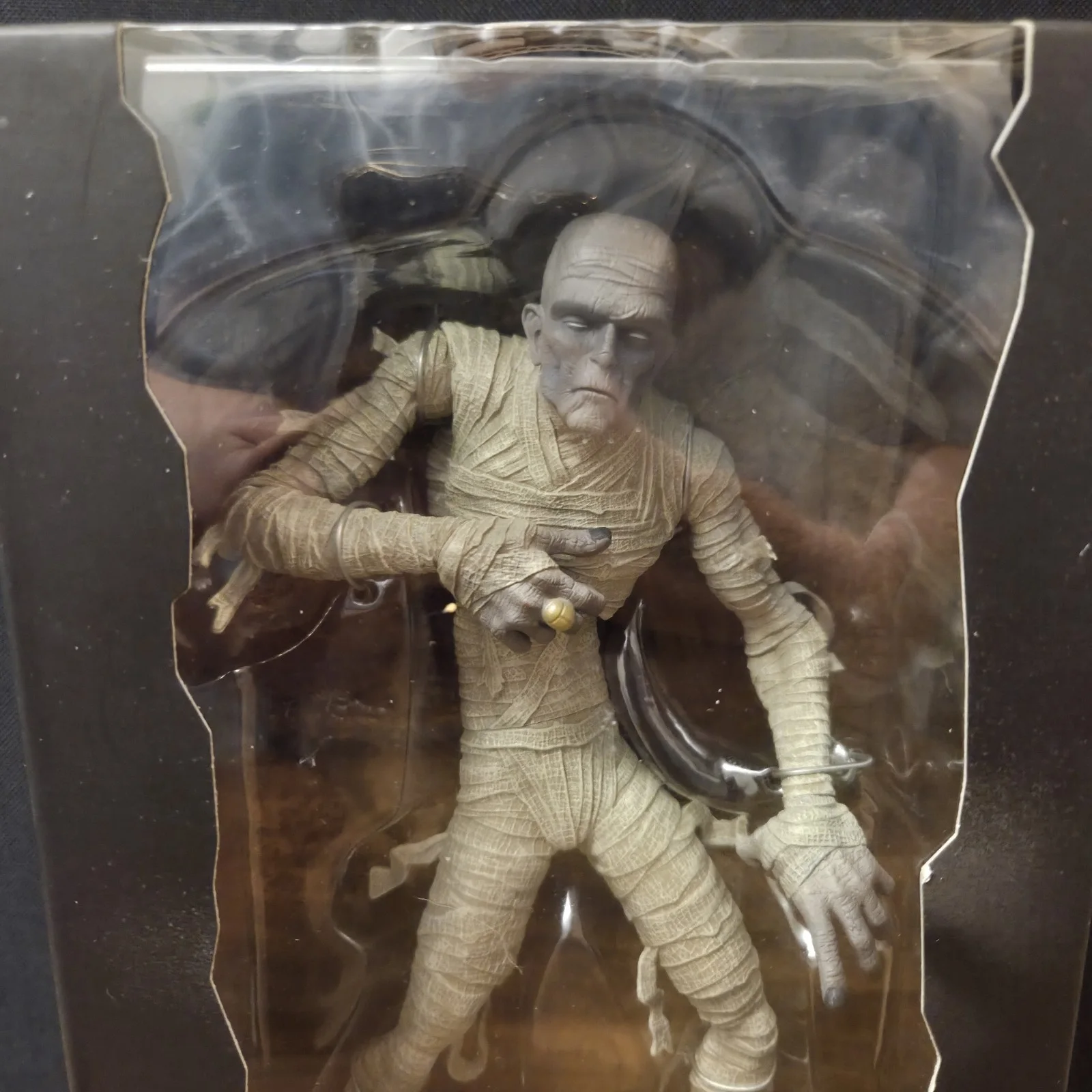 Mezco Universal Monsters The Mummy 9" Action Figure Black & White NYCC 2014 New, image 4