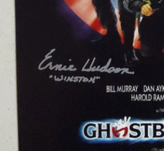 Ernie Hudson — Ernie HUDSON Signed 11x17 Photo Ghostbusters Winston Inscription BAS JSA COA E, image 2